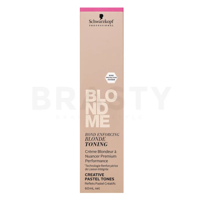 Schwarzkopf Professional BlondMe Blonde Toning tónovací barevný krém pro všechny typy vlasů Brown Mahagony 60 ml