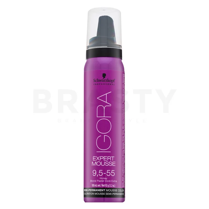 Schwarzkopf Professional Igora Expert Mousse Semi-Permanent Mousse Color schiuma colorante semipermanente per capelli 9,5-55 100 ml