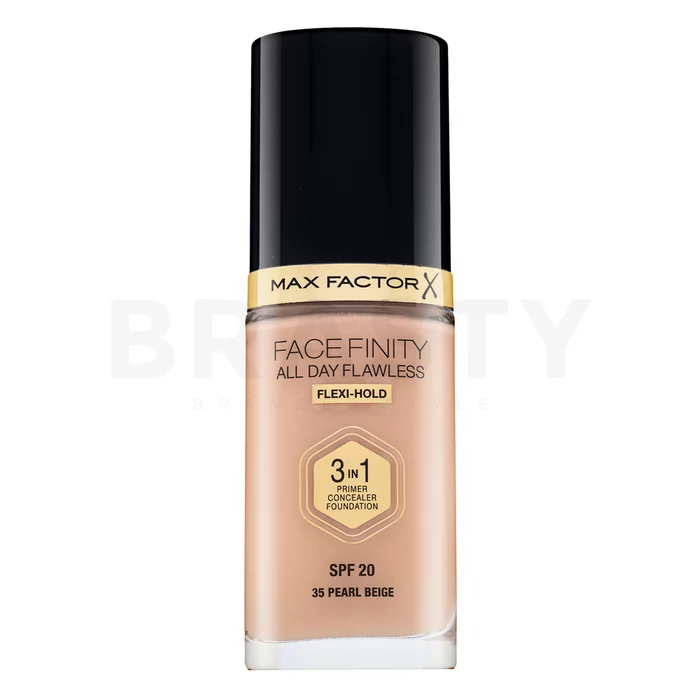 Max Factor Facefinity All Day Flawless Flexi-Hold 3in1 Primer Concealer Foundation SPF20 fond de ten lichid 3in1 35 30 ml