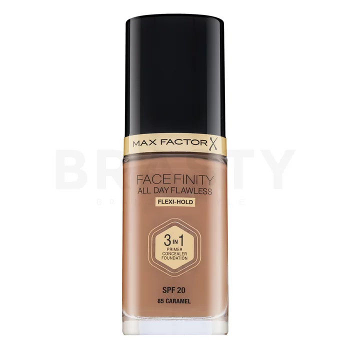 Max Factor Facefinity All Day Flawless Flexi-Hold 3in1 Primer Concealer Foundation SPF20 fond de ten lichid 3in1 85 30 ml