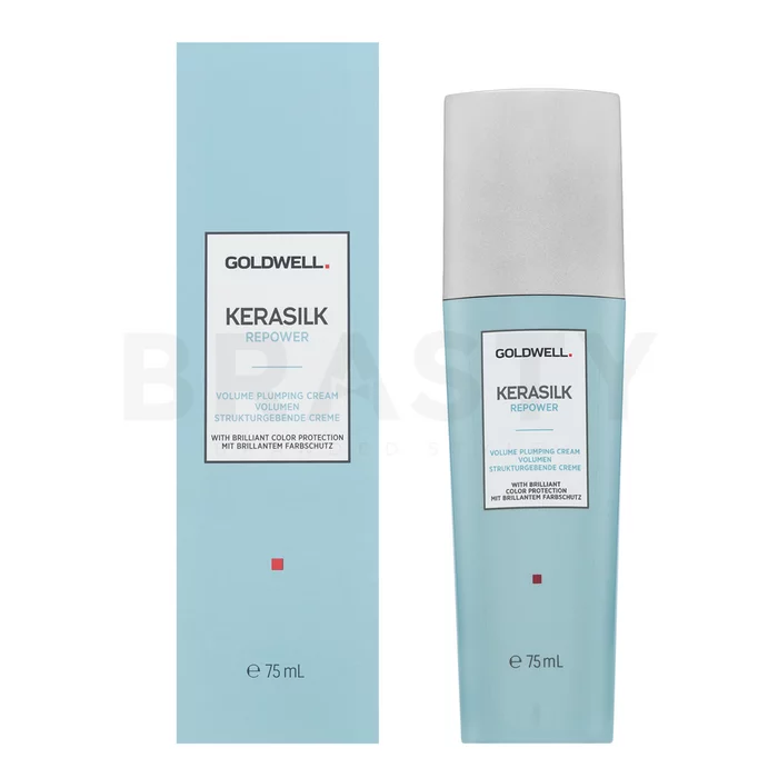 Goldwell Kerasilk Repower Volume Plumping Cream verzorging zonder spoelen voor haarvolume 75 ml