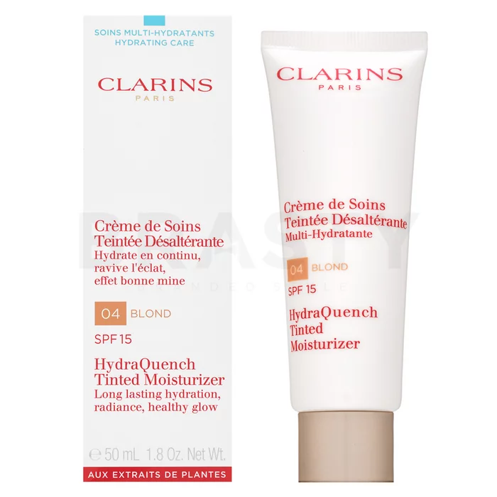 Clarins HydraQuench tónujúce a hydratačné emulzie Tinted Moisturizer SPF15 04 Blond 50 ml