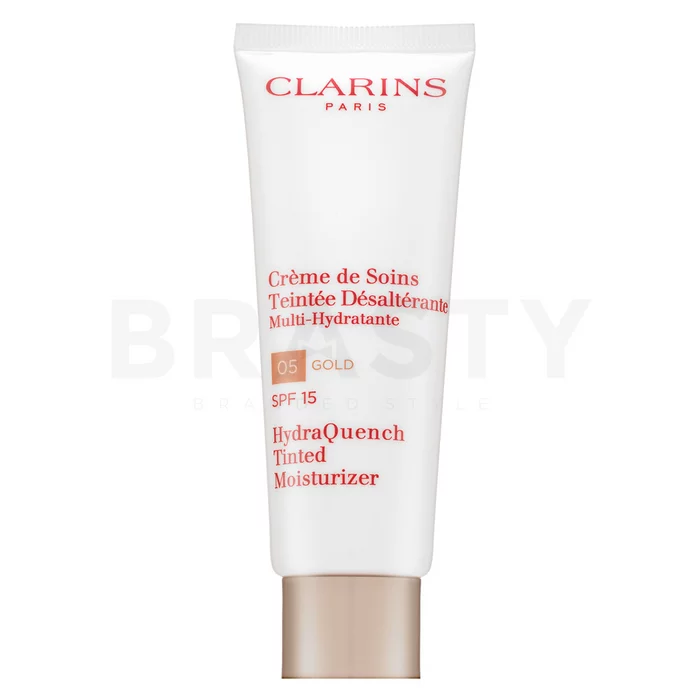 Clarins HydraQuench tónujúce a hydratačné emulzie Tinted Moisturizer SPF15 05 Gold 50 ml
