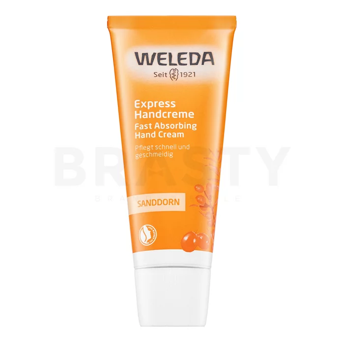 Weleda Sea Buckthorn Fast Absorbing Hand Cream krém na ruce pro zklidnění pleti 50 ml