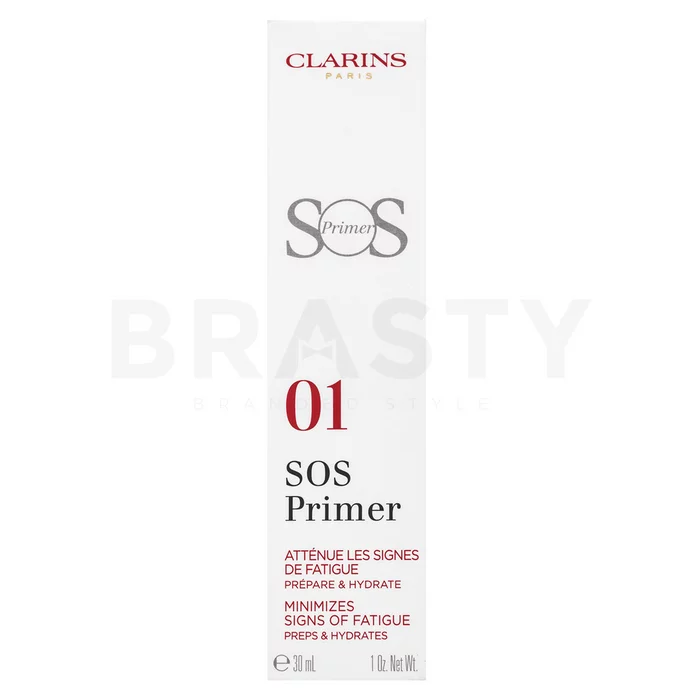 Clarins SOS Primer Minimises Signs of Fatigue podkladová báze proti nedokonalostem pleti 01 Rose 30 ml