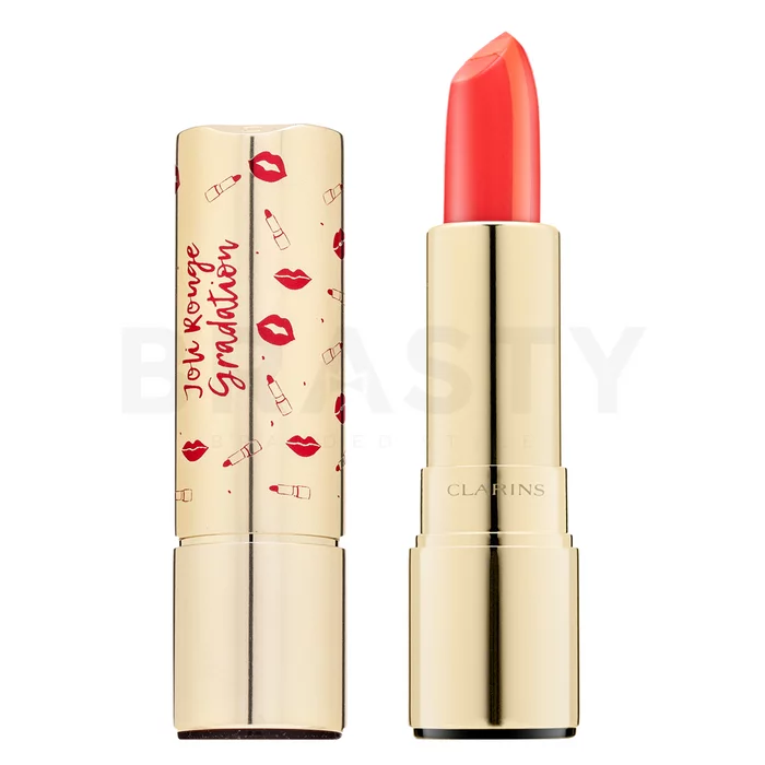 Clarins Joli Rouge Gradation Lipstick vyživující rtěnka 2v1 801 Coral Gradation 3,5 g