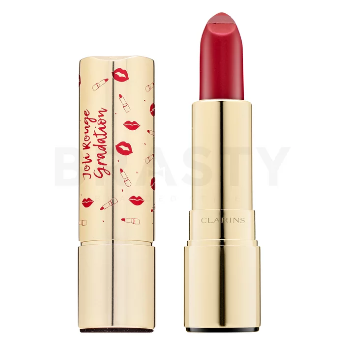 Clarins Joli Rouge Gradation Lipstick vyživující rtěnka 2v1 802 Red Gradation 3,5 g