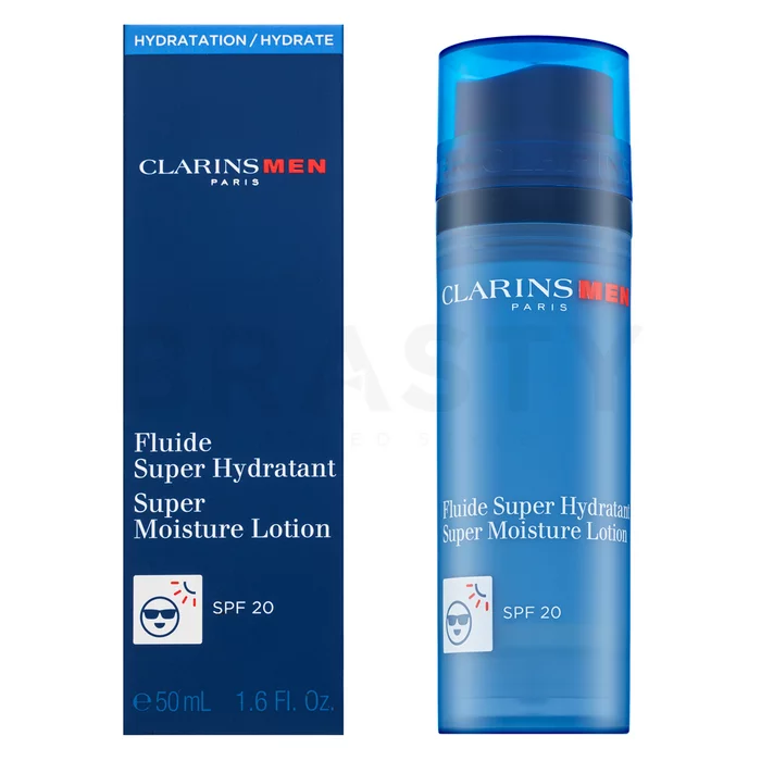 Clarins Men Super Moisture Lotion SPF20 hydratační a ochranný fluid pro muže 50 ml