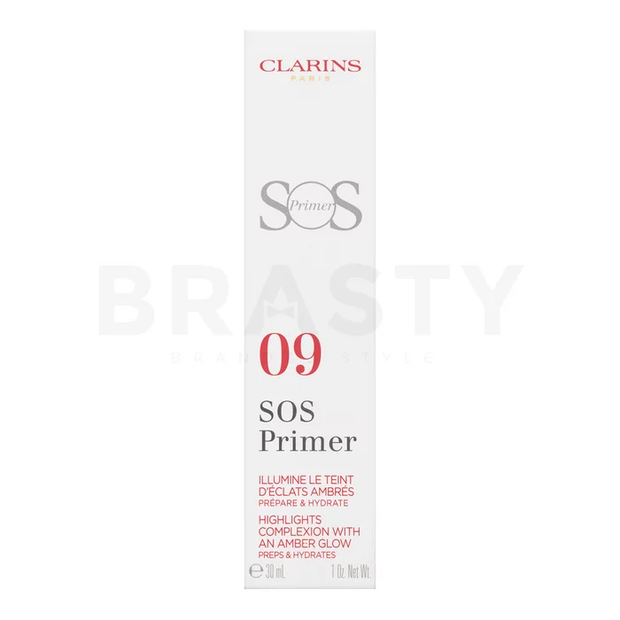 Clarins SOS Primer podloga za šminku protiv nesavršenosti kože 09 Amber Pearls 30 ml