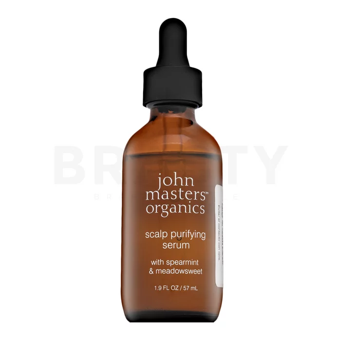 John Masters Organics Spearmint & Meadowsweet Scalp Purifying Serum serum oczyszczające do wszystkich rodzajów włosów 57 ml
