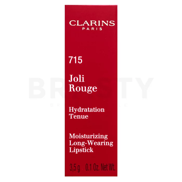 Clarins Joli Rouge Lipstick dlouhotrvající rtěnka s hydratačním účinkem 715 Candy Rose 3,5 g