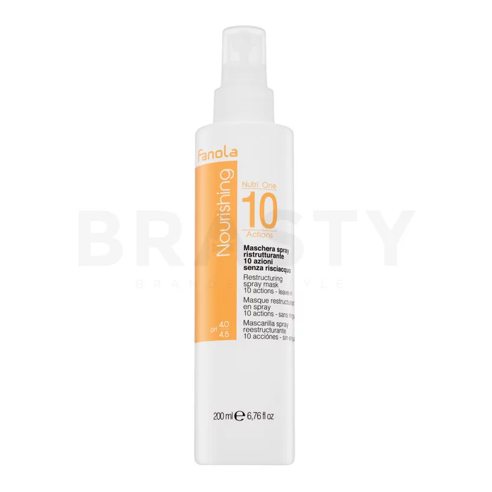 Fanola Nutri Care 10 Action Spray Leave-in Mask pflegende Haarmaske für trockenes und geschädigtes Haar 200 ml