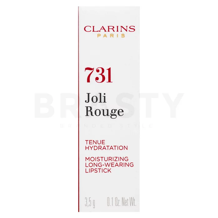 Clarins Joli Rouge Lipstick dlouhotrvající rtěnka s hydratačním účinkem 731 Rose Berry 3,5 g
