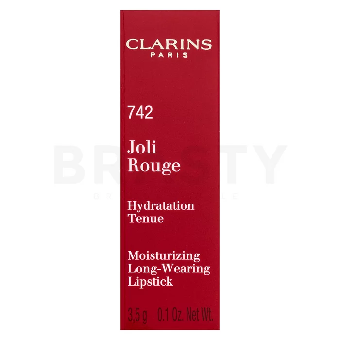 Clarins Joli Rouge Lipstick langhoudende lippenstift met hydraterend effect 742 Joli Rouge 3,5 g