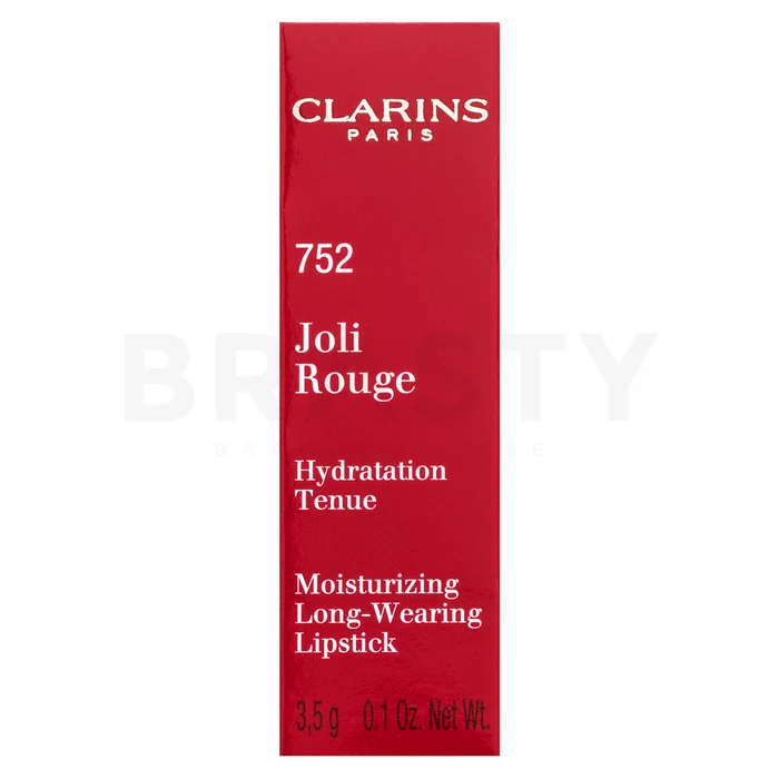 Clarins Joli Rouge Lipstick dlouhotrvající rtěnka s hydratačním účinkem 752 Rosewood 3,5 g