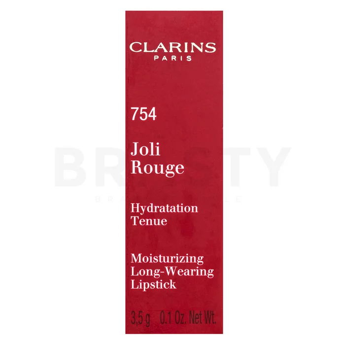 Clarins Joli Rouge Lipstick langhoudende lippenstift met hydraterend effect 754 Deep Red 3,5 g