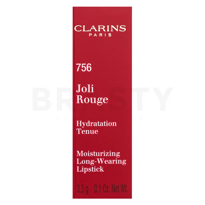 Clarins Joli Rouge Lipstick dlouhotrvající rtěnka s hydratačním účinkem 756 Guava 3,5 g