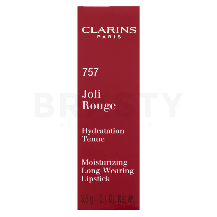 Clarins Joli Rouge Lipstick dlouhotrvající rtěnka s hydratačním účinkem 757 Nude Brick 3,5 g