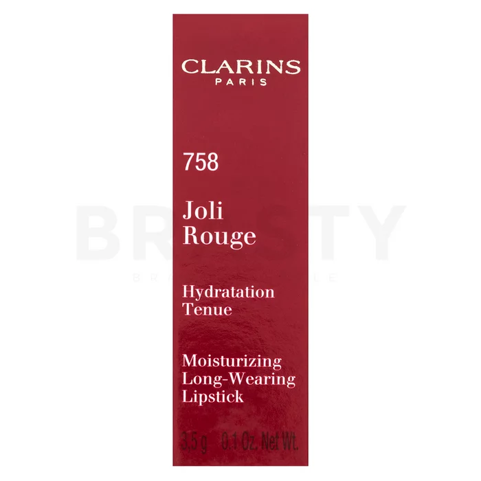 Clarins Joli Rouge Lipstick dlouhotrvající rtěnka s hydratačním účinkem 758 Sandy Pink 3,5 g