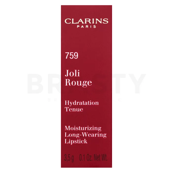 Clarins Joli Rouge Lipstick dlouhotrvající rtěnka s hydratačním účinkem 759 Nude Wood 3,5 g