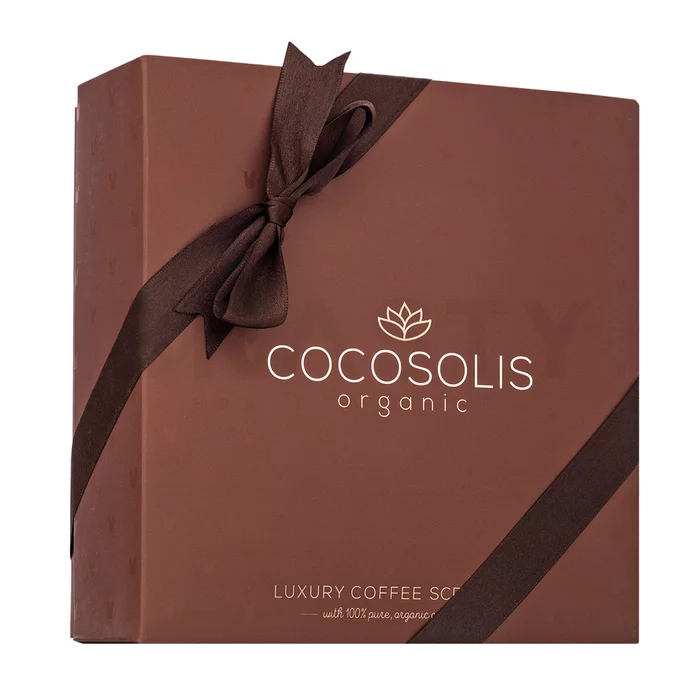 COCOSOLIS Luxury Coffee Scrub Box Set cadou cu efect de peeling