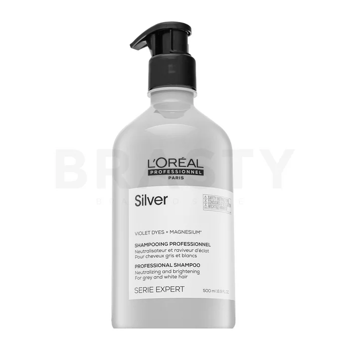 L´Oréal Professionnel Série Expert Silver Shampoo neutralizující šampon pro šedivé vlasy 500 ml