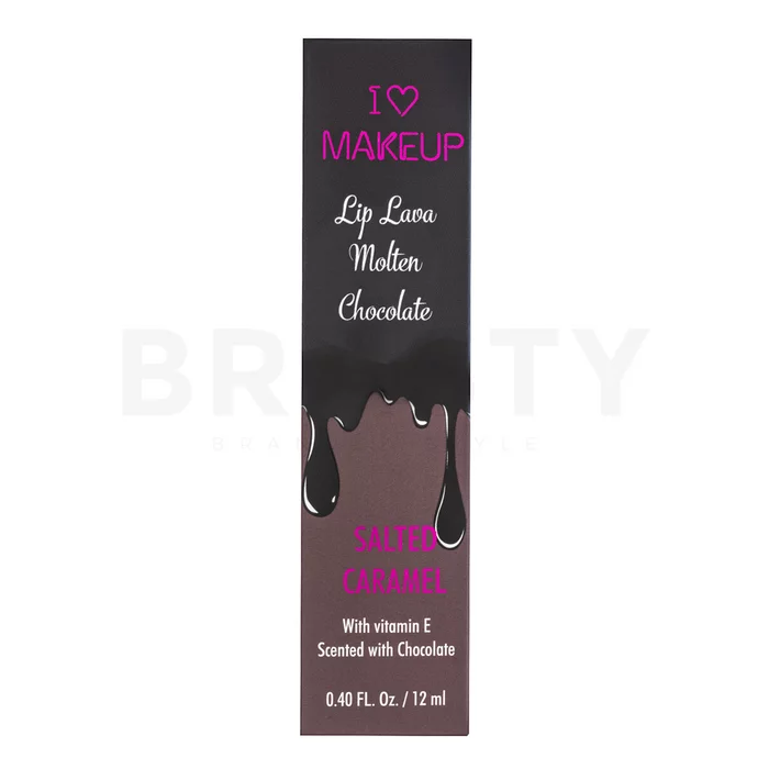 I Heart Revolution Lip Lava Molten Chocolate tekutá rtěnka Salted Caramel 12 ml