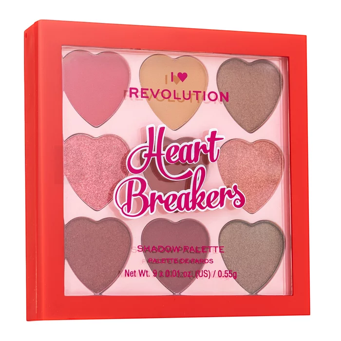 I Heart Revolution Heartbreakers Eyeshadow Palette Lidschattenpalette Courage 0,55 g