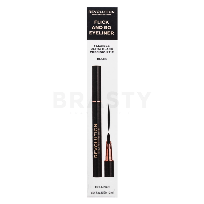 Makeup Revolution Flick And Go Eyeliner tužka na oči 1,2 ml