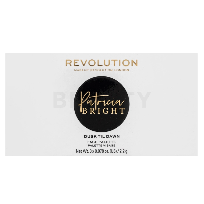 Makeup Revolution Patricia Bright Face Palette multifunkčná paleta Dusk Til Dawn 22 g