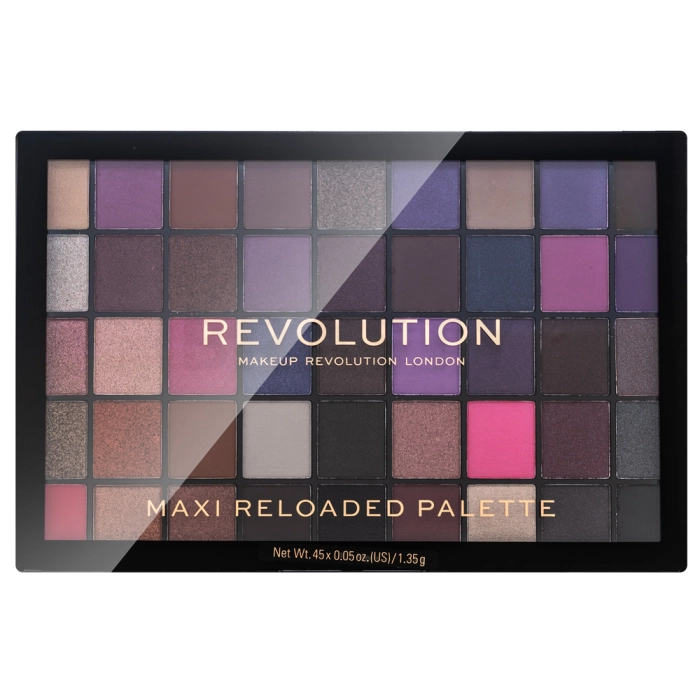 Makeup Revolution Maxi Reloaded Palette палитра сенки за очи Baby Gran 60,75 g
