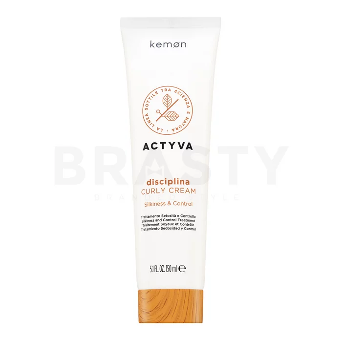 Kemon Actyva Disciplina Curly Cream bezoplachová péče pro vlnité a kudrnaté vlasy 150 ml