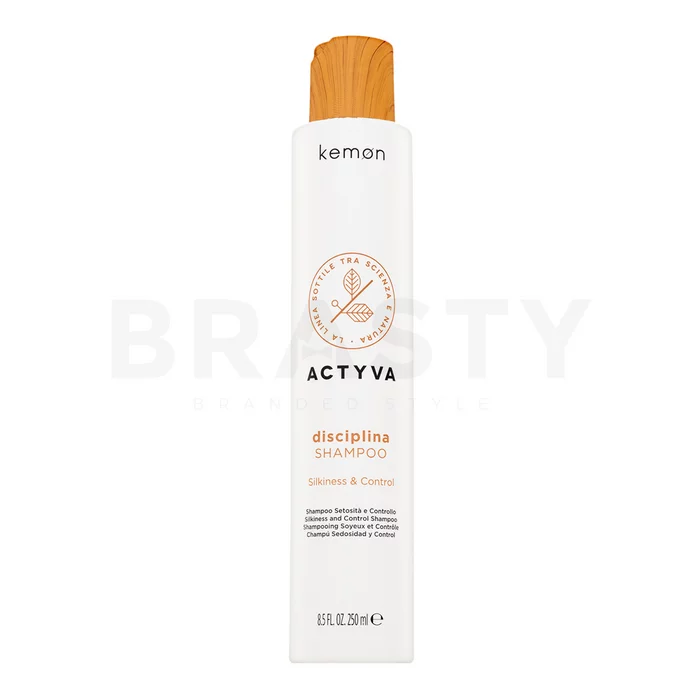 Kemon Actyva Disciplina Shampoo uhlazující šampon pro hrubé a nepoddajné vlasy 250 ml