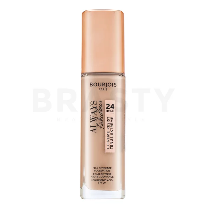 Bourjois Always Fabulous 24HRS Extreme Resist Foundation tekući make-up za ujednačavanje boje i tona kože 110 Light Vanilla 30 ml