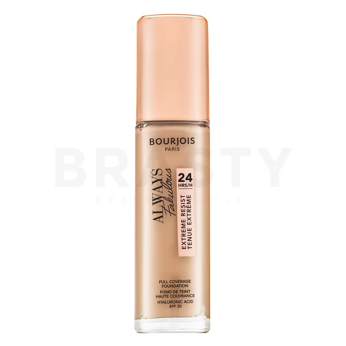 Bourjois Always Fabulous 24HRS Extreme Resist Foundation tekući make-up za ujednačavanje boje i tona kože 125 Ivory 30 ml