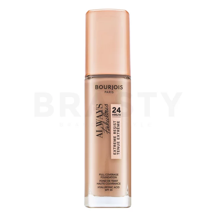 Bourjois Always Fabulous 24HRS Extreme Resist Foundation tekući make-up za ujednačavanje boje i tona kože 200 Rose Vanilla 30 ml