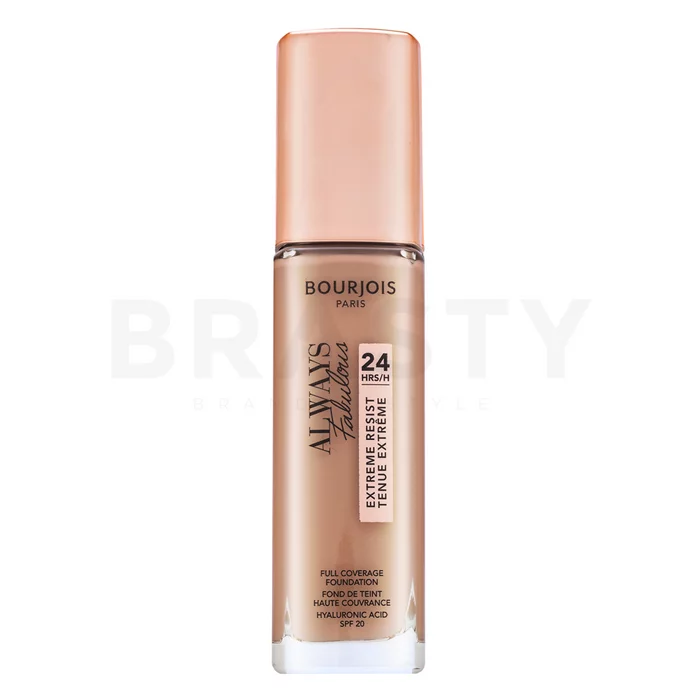 Bourjois Always Fabulous 24HRS Extreme Resist Foundation tekući make-up za ujednačavanje boje i tona kože 400 Beige Rose 30 ml