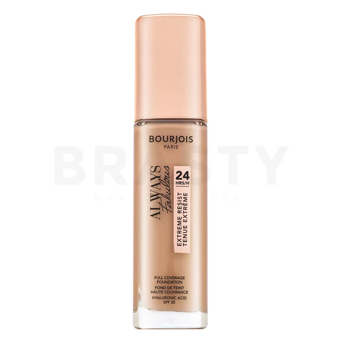 Bourjois Always Fabulous 24HRS Extreme Resist Foundation tekući make-up za ujednačavanje boje i tona kože 420 Light Sand 30 ml
