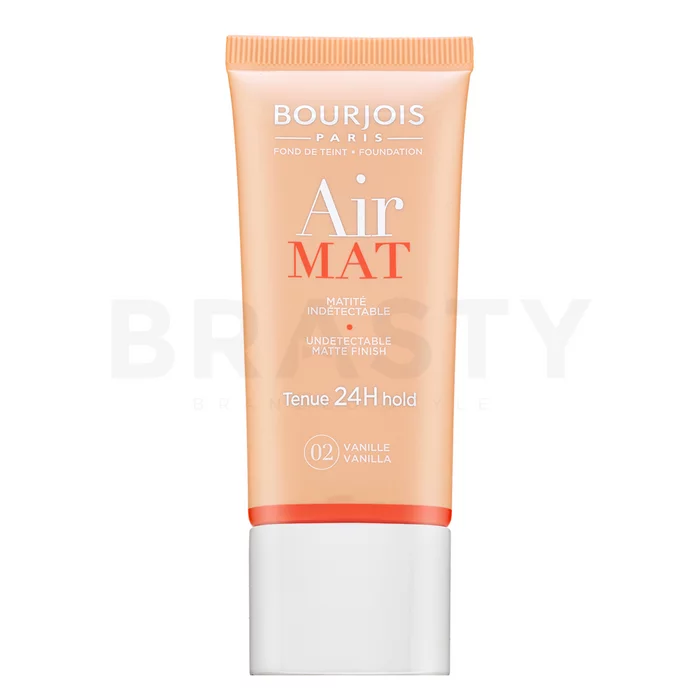 Bourjois Air Mat 24H Undetectable Matte Finish tekući make-up za mat efekt 02 Vanilla 30 ml