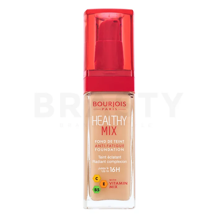 Bourjois Healthy Mix Anti-Fatigue Foundation vloeibare make-up voor een uniforme en stralende teint 052 Vanille 30 ml