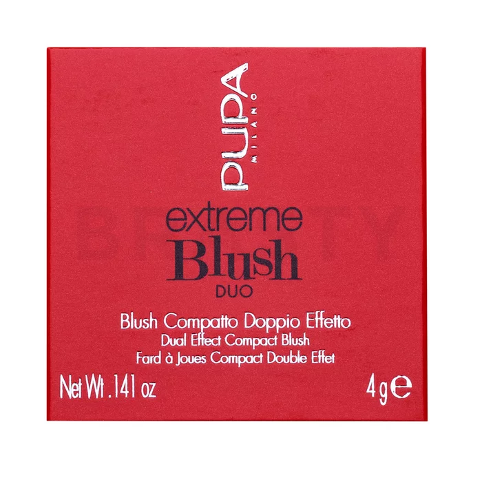Pupa Extreme Blush DUO 130 Matt Salmon - Radiant Peach poeder blush 4 g