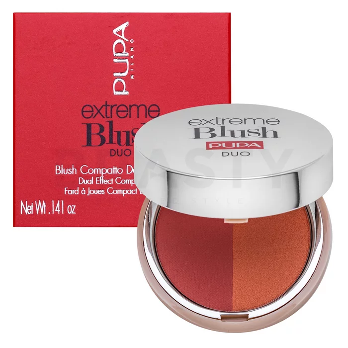 Pupa Extreme Blush DUO 130 Matt Salmon - Radiant Peach poeder blush 4 g