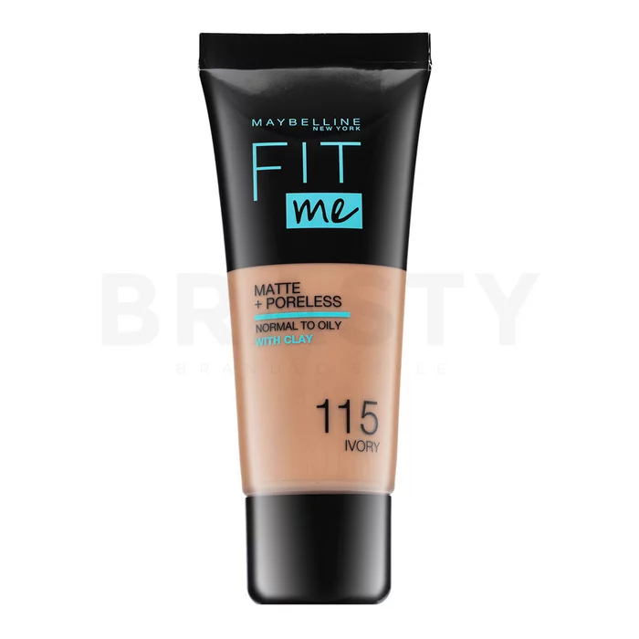 Maybelline Fit Me! Foundation Matte + Poreless tekutý make-up s matujícím účinkem 115 Ivory 30 ml