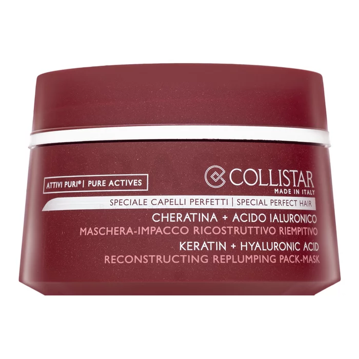 Collistar Special Perfect Hair Keratin+Hyaluronic Acid Mask регенерираща кератинова грижа за много повредена коса 200 ml
