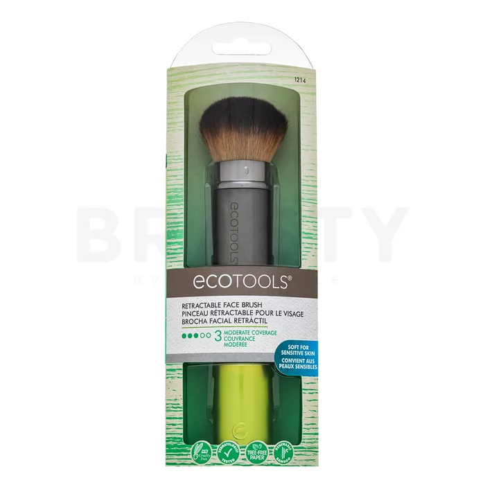 EcoTools Recycled Retractable Kabuki Brush brocha de maquillaje kabuki