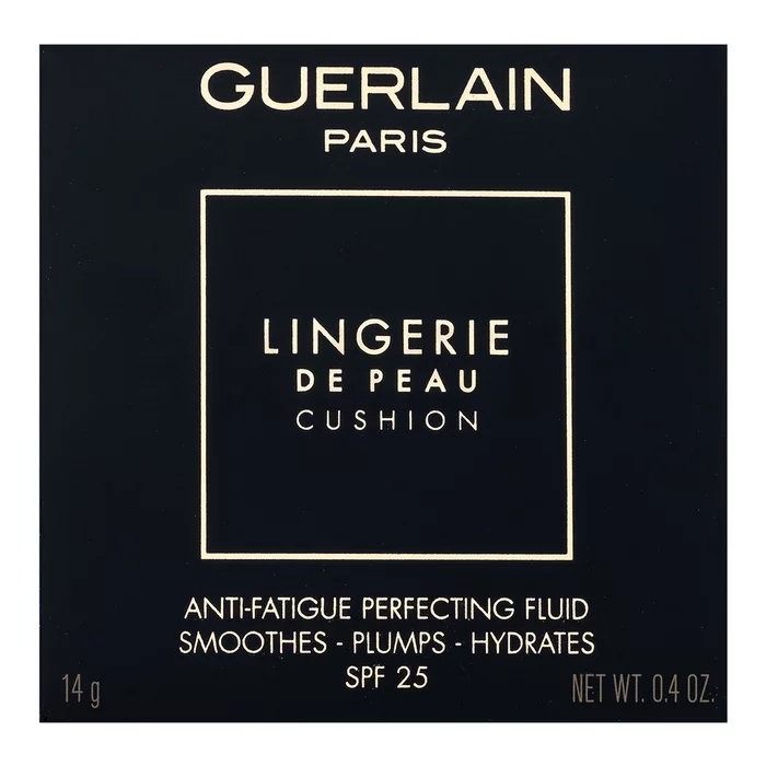 Guerlain Lingerie De Peau Cushion dlouhotrvající make-up pro sjednocenou a rozjasněnou pleť 02N Light 14 g