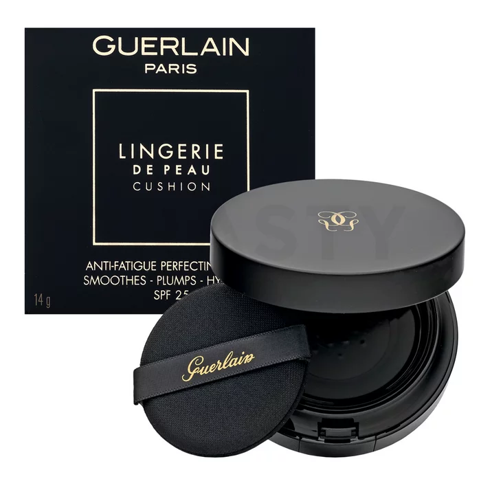 Guerlain Lingerie De Peau Cushion dlouhotrvající make-up pro sjednocenou a rozjasněnou pleť 02N Light 14 g