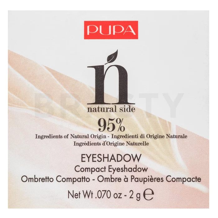Pupa Natural Side Eyeshadow - 003 Silky White oogschaduw palet 2 g