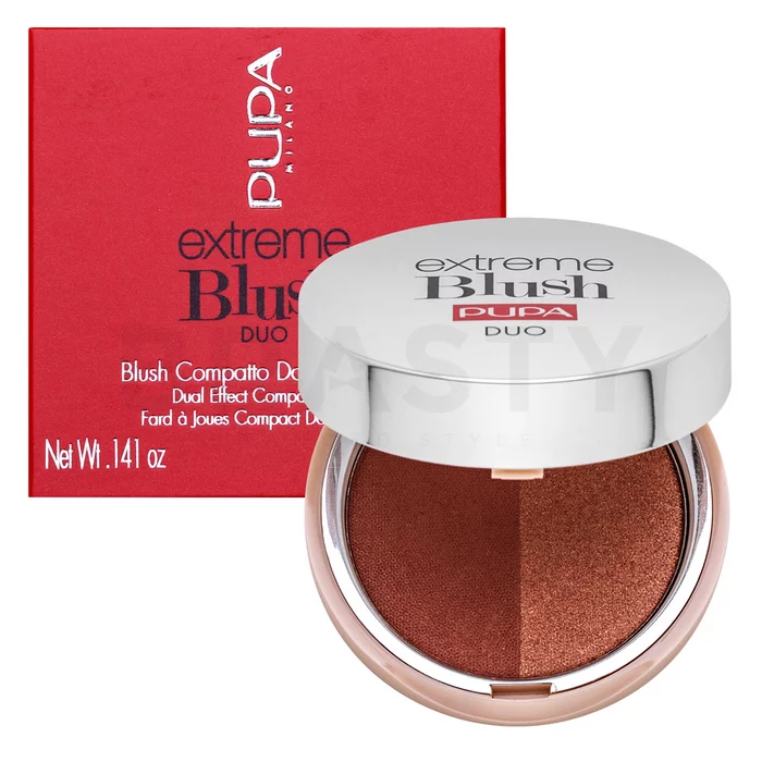 Pupa Extreme Blush DUO 120 Radiant Caramel - Glow Spice pudrová tvářenka 4 g