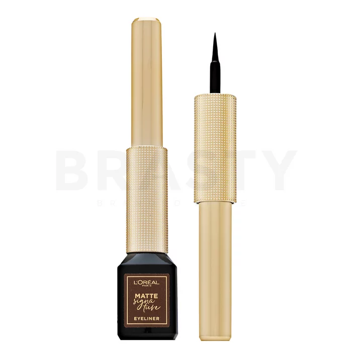 L´Oréal Paris Matte Signature Eyeliner tekuté linky na oči 03 Brown 3 ml